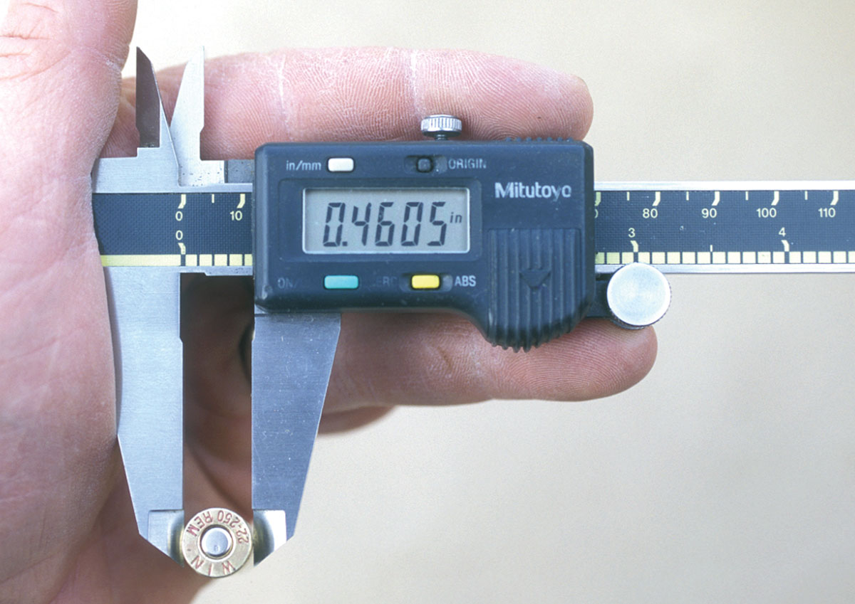 Case head expansion was carefully checked while developing handloads.